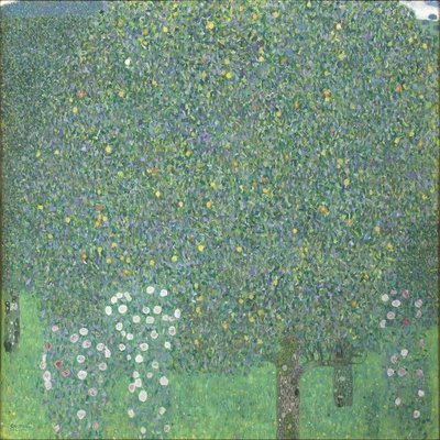 Rosiers sous les arbres - Gustav Klimt